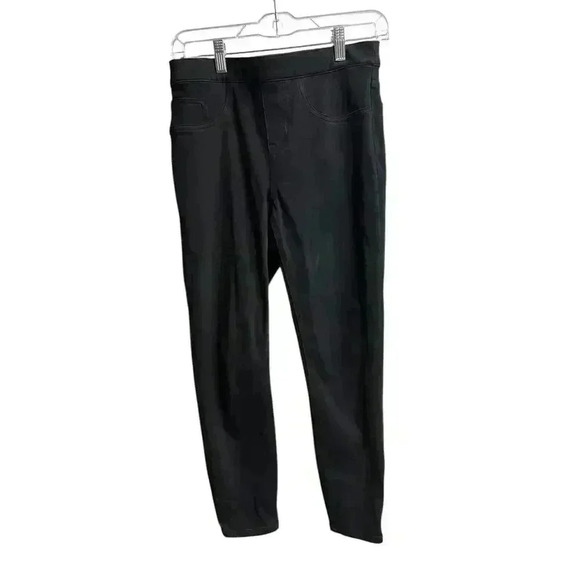 Spanx Black Ankle Jean-ish Leggings Jeans Small - Picture 1 of 9